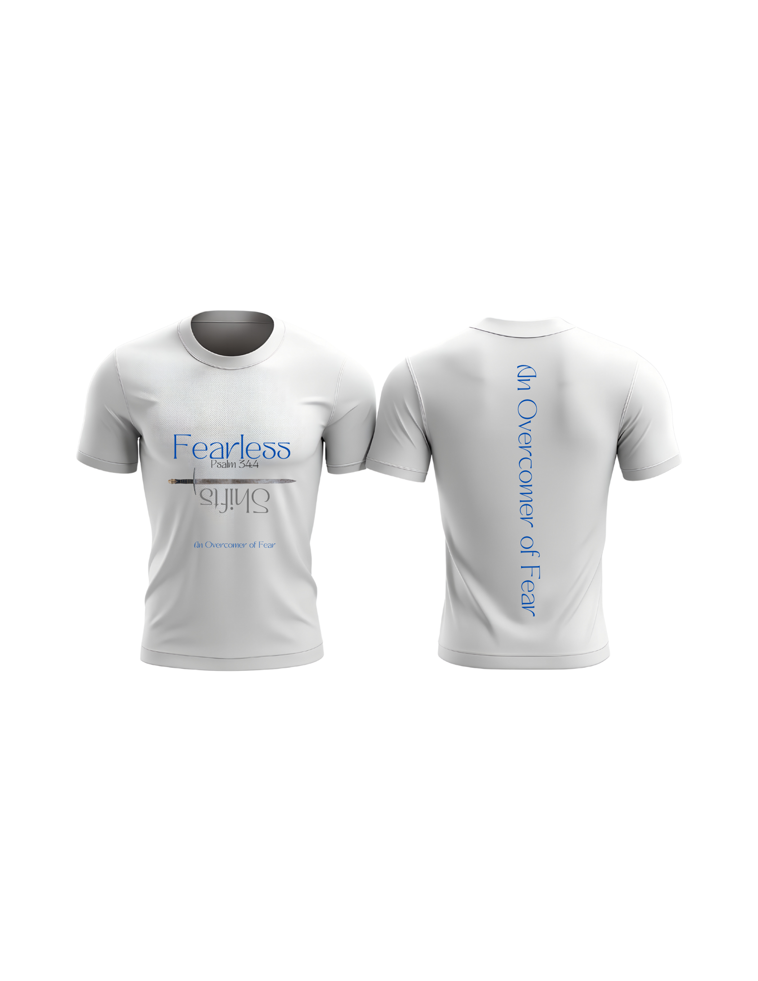 Overcomer Fearless Shift Blue T-Shirt